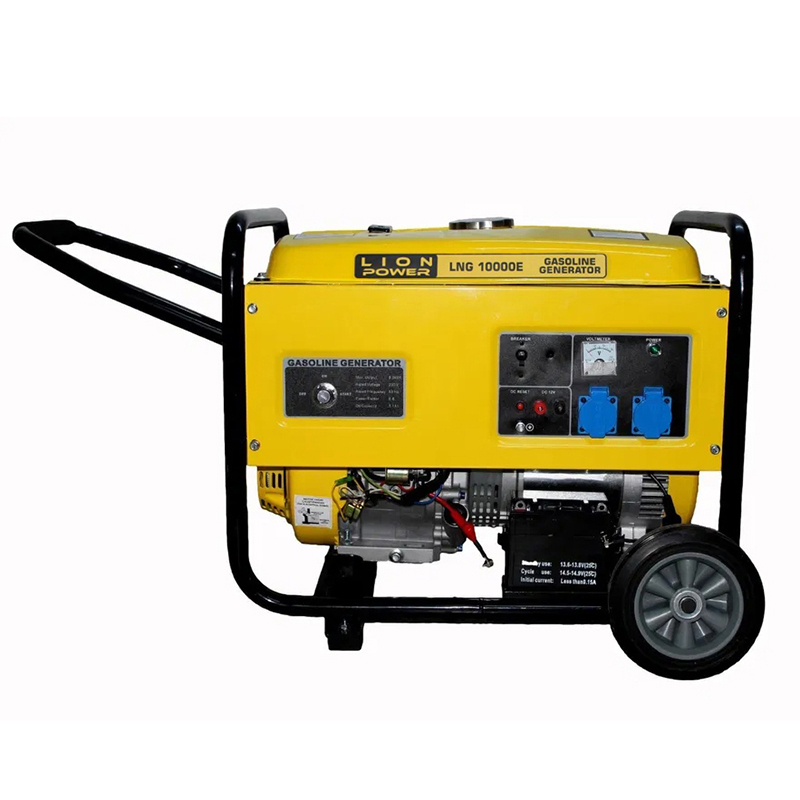 Генератор бензиновий LION POWER 1 фаза (220В), 7,2кВт, (LNG-10000-E)